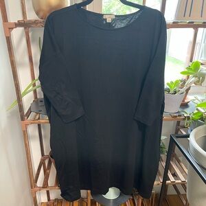 GAP Black Boxy Mini Tshirt Dress
